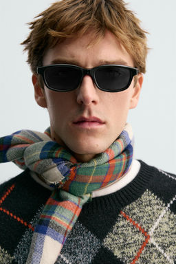 ARGYLE JUMPER 100% CASHMERE AARON LEVINE X ZARA фото 6