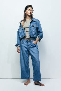Baggy Wide Low Ankle Jeans - H&m фото 2