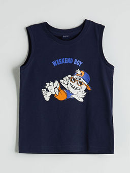 Bisiklet Yaka Erkek ?ocuk Atlet