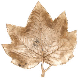 БЛЮДО ДЕКОРАТИВНОЕ ЛИСТ, 32Х32Х7СМ