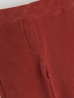 Beli Lastikli Basic K?z ?ocuk Kadife Tayt