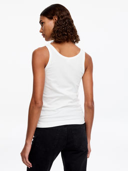 Top sin mangas con escote redondeado - H&m фото 6