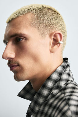 CHECK SHIRT WITH CONTRAST TIE - Zara фото 5