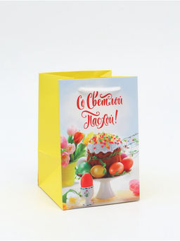 Цена за 2 шт. Пакет подарочный, упаковка, «Со Светлой Пасхой!», 12×18×12 см