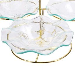 28675 Блюдо на подставка стекло 28х21см LR (х6) - Mayer&boch фото 3