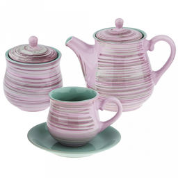 Сервиз чайный керамический "Соната", "Лаванда" (Россия)