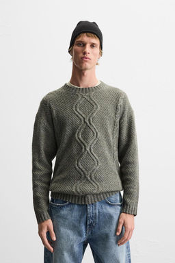 CABLE KNIT JUMPER - Zara фото 2