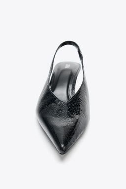 SLINGBACK HIGH-HEEL SHOES - Zara фото 14
