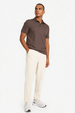 Standart Fit Polo Yaka Sporcu K_sa Kollu Ti__rt - Defacto фото 6