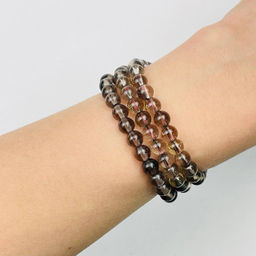 Бусины для украшений из Раухтопаза (65 бусин)