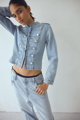 Cazadora en denim de algod?n - H&m фото 2