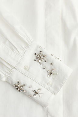 Blusa de algodon con strass - H&m фото 6