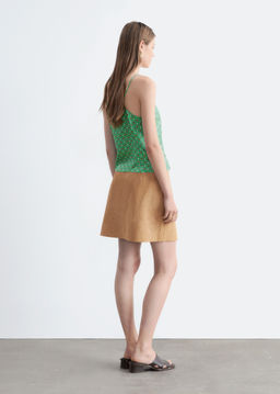 Top de seda con ribetes en contraste - H&m фото 3