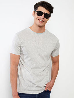 Bisiklet Yaka Penye Erkek Ti??rt