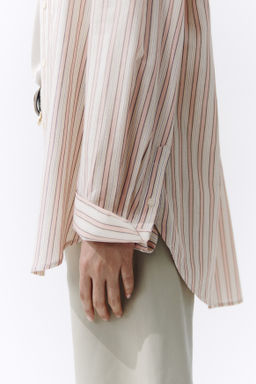 Camisa oversize en mezcla de lyocell - H&m фото 3