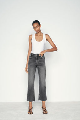 Z1975 HIGH-WAIST MINI FLARE JEANS - Zara фото 10