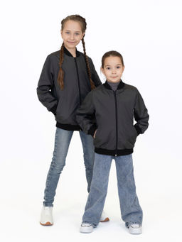 Ветровка детская темносерая