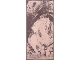 Полотенце махровое 6с102.411ж1 Бег времени(т.с.мальв1) 67х150см