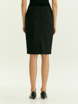 Юбка-карандаш миди из костюмной шерсти, S663/aspect - Emka фото 5