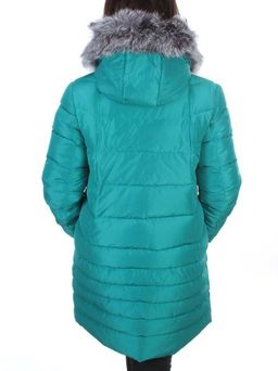 15-298 GREEN Пальто зимнее женское (200 гр. холлофайбера) - Fashion фото 4
