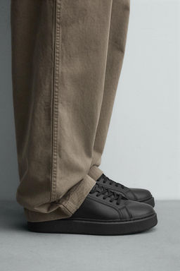 MONOCHROME CHUNKY TRAINERS