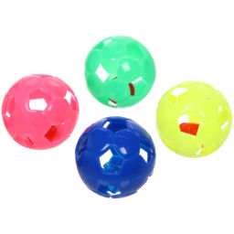 Цена за 6 шт. Игрушки в наборе 4шт "МУРОЧКИН", мячики, цвет микс, d-3.5см