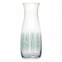 Декантер для вина стеклянный "Amphora" 1,18л, h24,5см, пластмассовая крышка, с рисунком "Трава", бирюзовый, цветная коробка, Pasabahce (Турция)