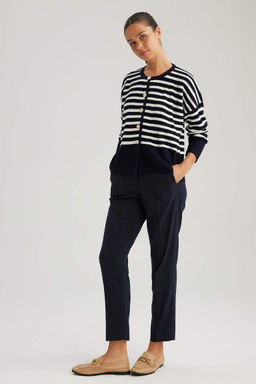 Короткие брюки узкого кроя с карманами и высокой талией - Defacto фото 3