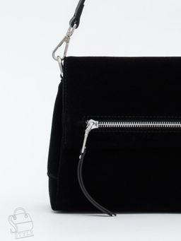 Сумка женская кожаная 8273-2PEF black Polina&Eiterou