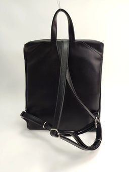 Рюкзак Модель №1307 | кожзам | гладкий | черный | Р820-1 | 26055 - L-craft фото 4