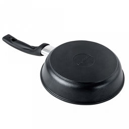 Сковорода с антипригарным покрытием д20см "Классик", h5,1см, s0,38см, ручка из термостойкого пластика, стеклянная крышка с пароотводом, подарочная упаковка (Россия)