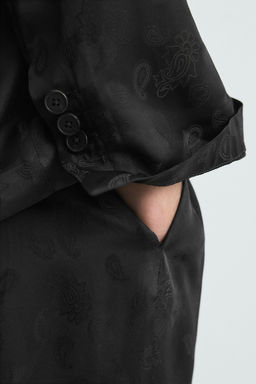 LIMITED EDITION PAISLEY JACQUARD SUIT RELAXED FIT BLAZER - Zara фото 7