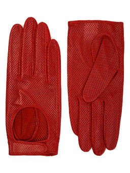 Перчатки женские б/п IS854 red - Eleganzza фото 3