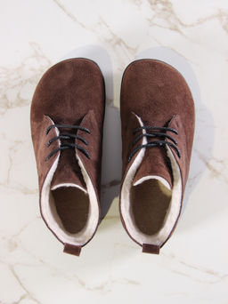 Босоногие ботинки EDART 208.NATAbl.Коричневая замша/байка фото 11