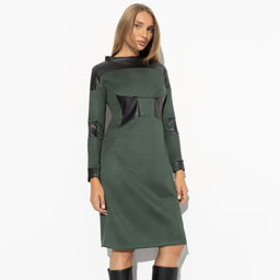Платье с экокожей, Модное величие - Charutti фото 2