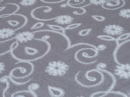 3с109.412ж1 Ленок (серый св1) Плед 208х200 см