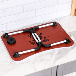 Столик - поднос для завтрака Дарим Красиво, для ноутбука, складной, белый, 60×40 см