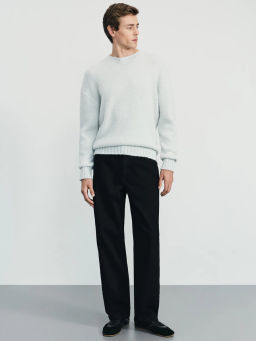 Джемпер regular fit с добавлением шерсти / Zarina