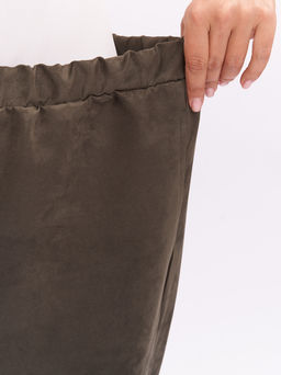 Брюки замшевые ZBB20030GRN30 - Артесса фото 5