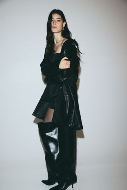Mono corto bandeau con peplum - H&m фото 2