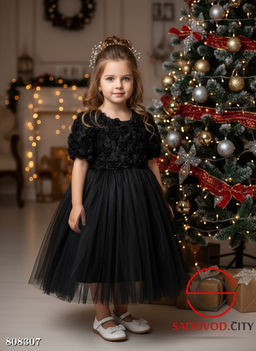 Пышные платья для принцесс с 3D розочками. - Bruno фото 4