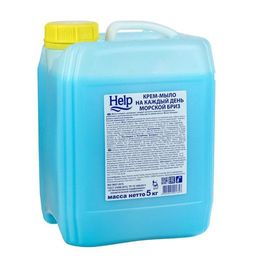 Крем-мыло Help Морской бриз, жидкое, канистра, 5 л