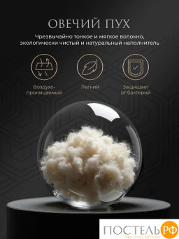 Одеяло Estia ФАБИАНА софт хл./овеч.пух  фото 5