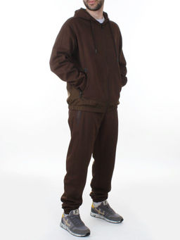 AAL-710 KHAKI Костюм спортивный мужской (85% хлопок, 15% полиэстер)