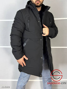 Мужская куртка с капюшоном
