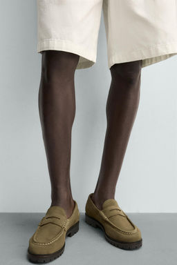 MOCAS?N PIEL TRACK ANTIFAZ / Beige - Zara фото 3