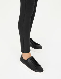 Siyah Deri Sneaker - Pierre cardin фото 2