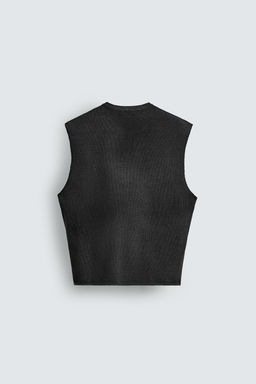 Майка Punto Estampado черная