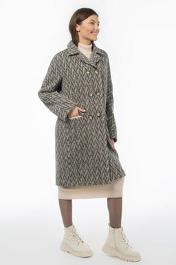 01-11051 Пальто женское демисезонное - El podio фото 3