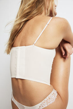 Bustier bordado sin relleno - H&m фото 3